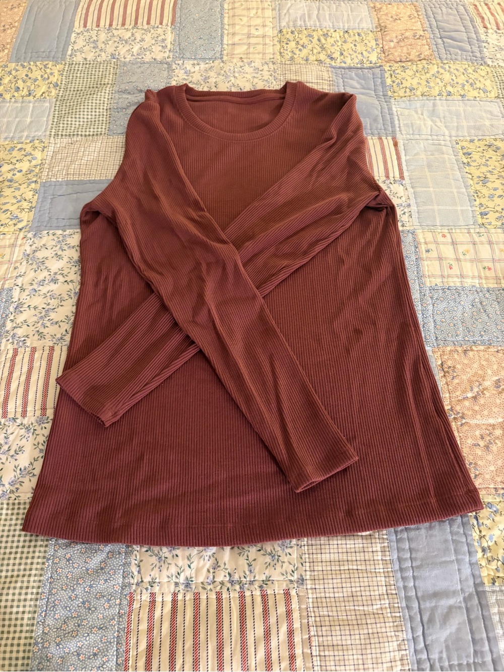 Woolx Hadley Ribbed Crew, Size L